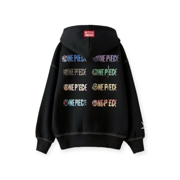 ZARA Kids | Black | ONE PIECE © SWEATSHIRT - Picture 2 of 6